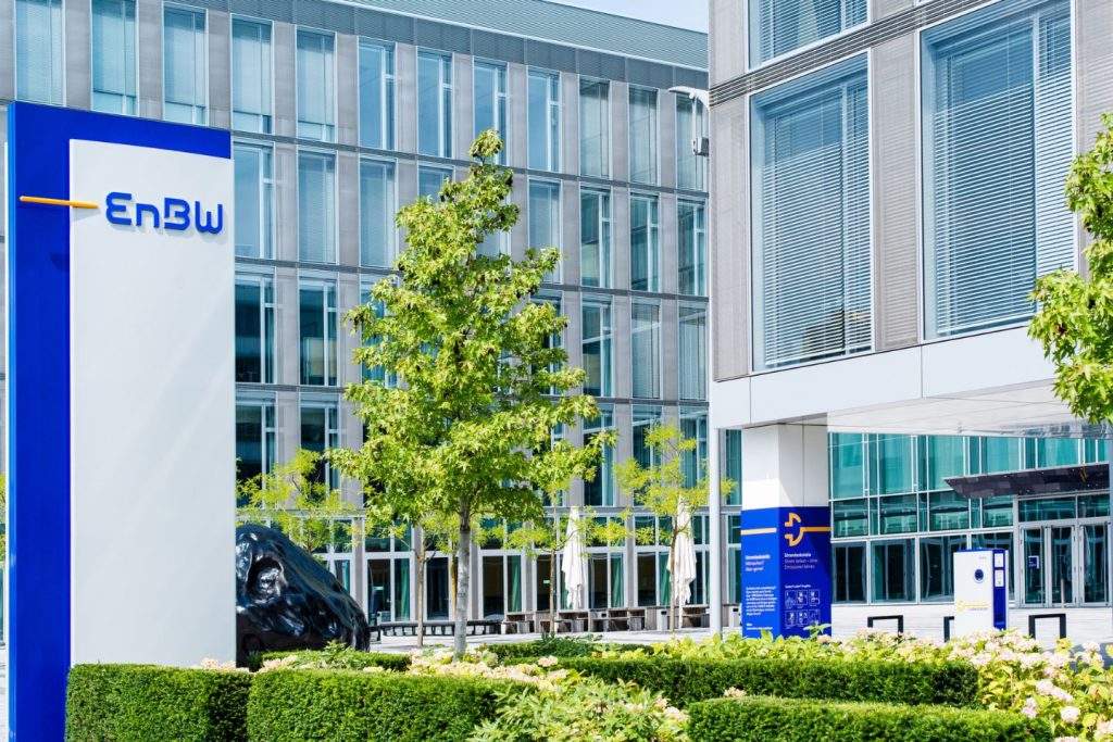 Bürogebäude der EnBW in Stuttgart.